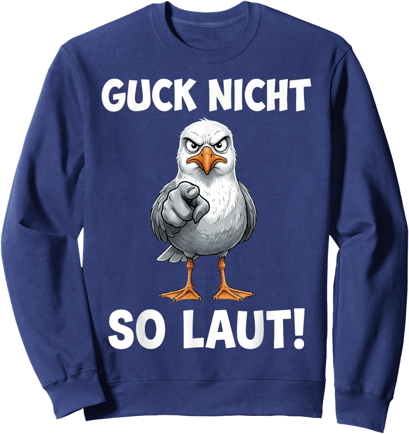 Guck Nicht So Laut Möwe Sweatshirt - Sweatshirt | Navy