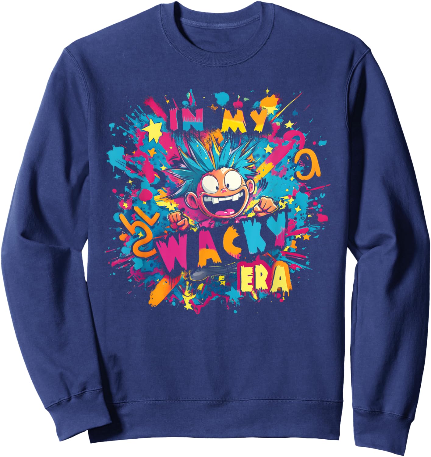 Wacky Outfit | In My Wacky Era , Women and Kids Sweatshirt - Sweatshirt | Navy
