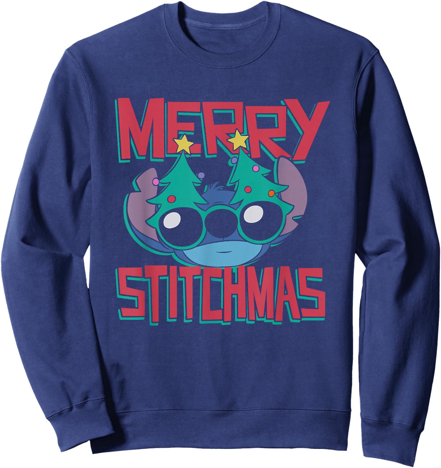 Disney Lilo & Stitch Christmas Merry Stitchmas Sweatshirt - Sweatshirt | Navy