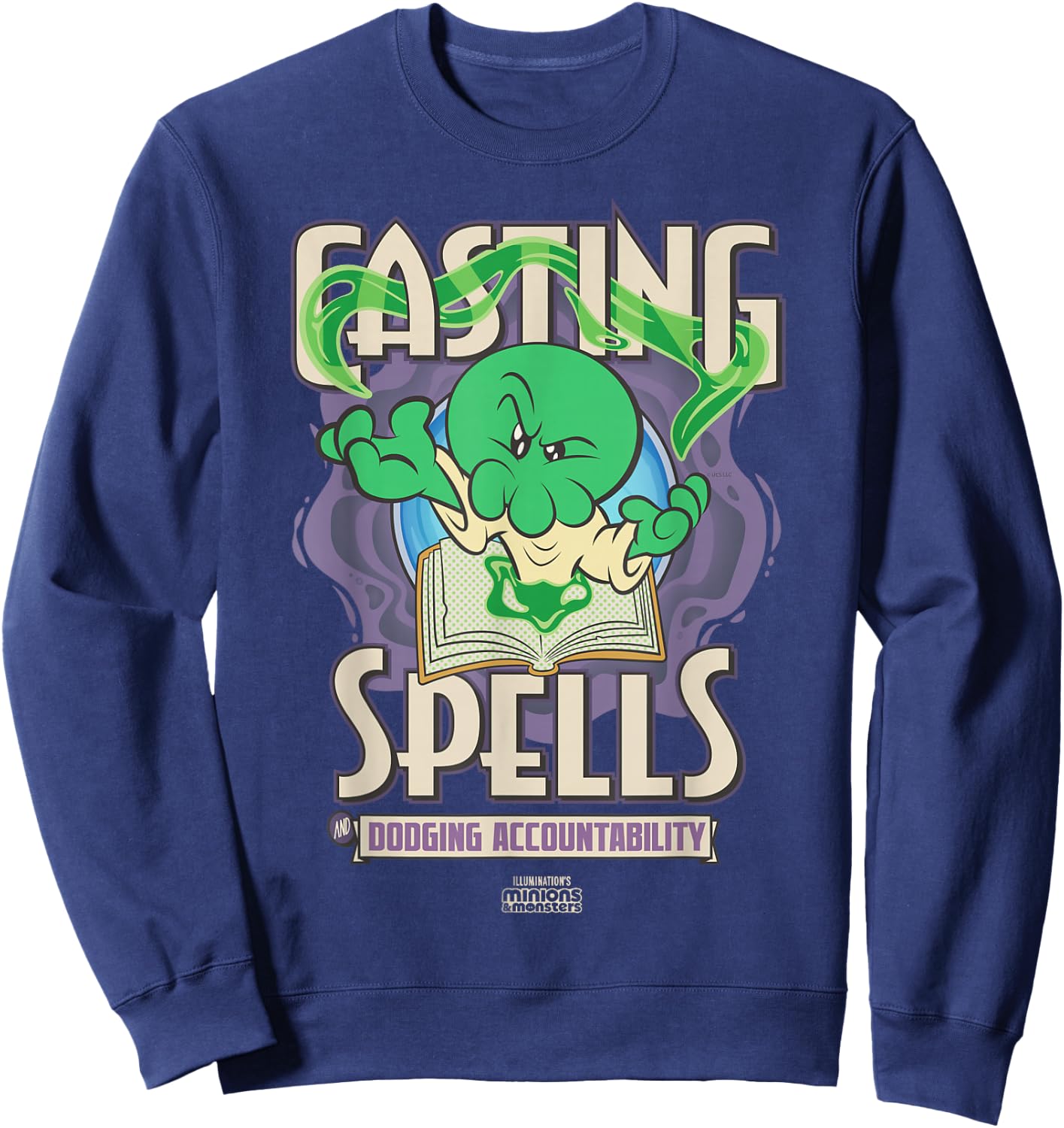 Minions & Monsters Goomi Spells Sweatshirt - Sweatshirt | Navy