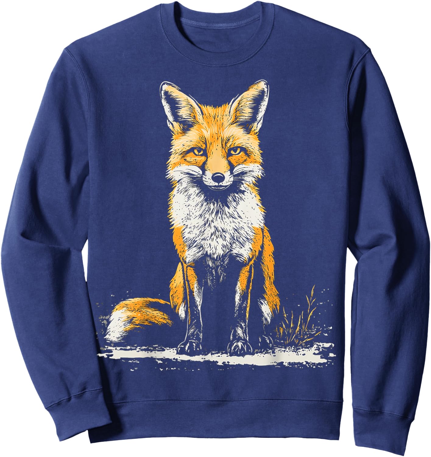 Kit Fox Animal Graphic Artwork Kit renard Sweatshirt - Sweatshirt | Navy