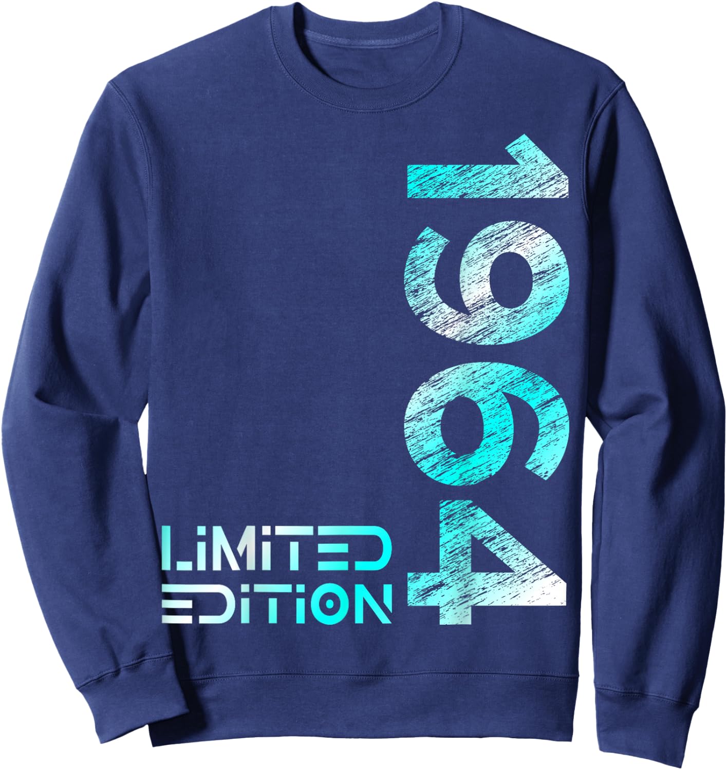 60th Birthday Limited Edition Vintage 1964 Man Woman , black Sweatshirt - Sweatshirt | Navy