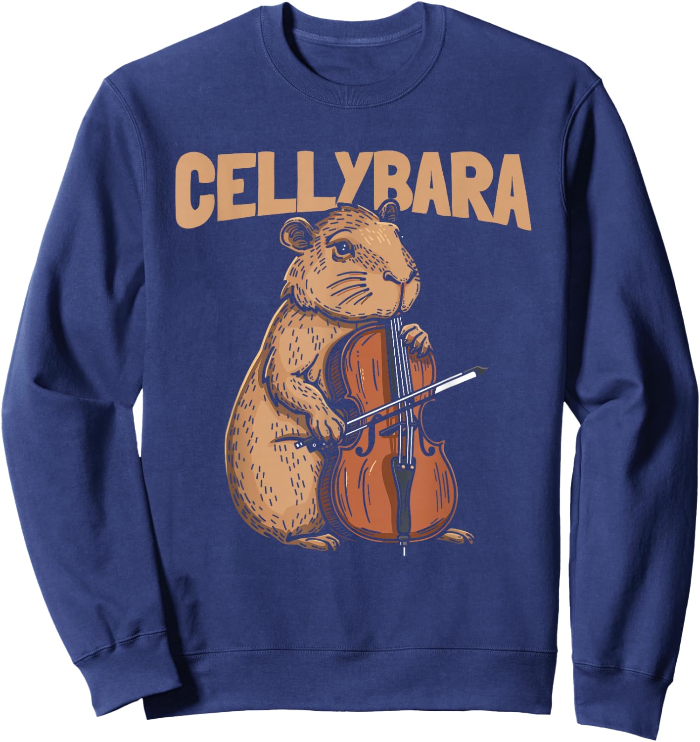 Cellist String Instrument - Violoncello Cello Player Cello Sweatshirt - Sweatshirt | Navy