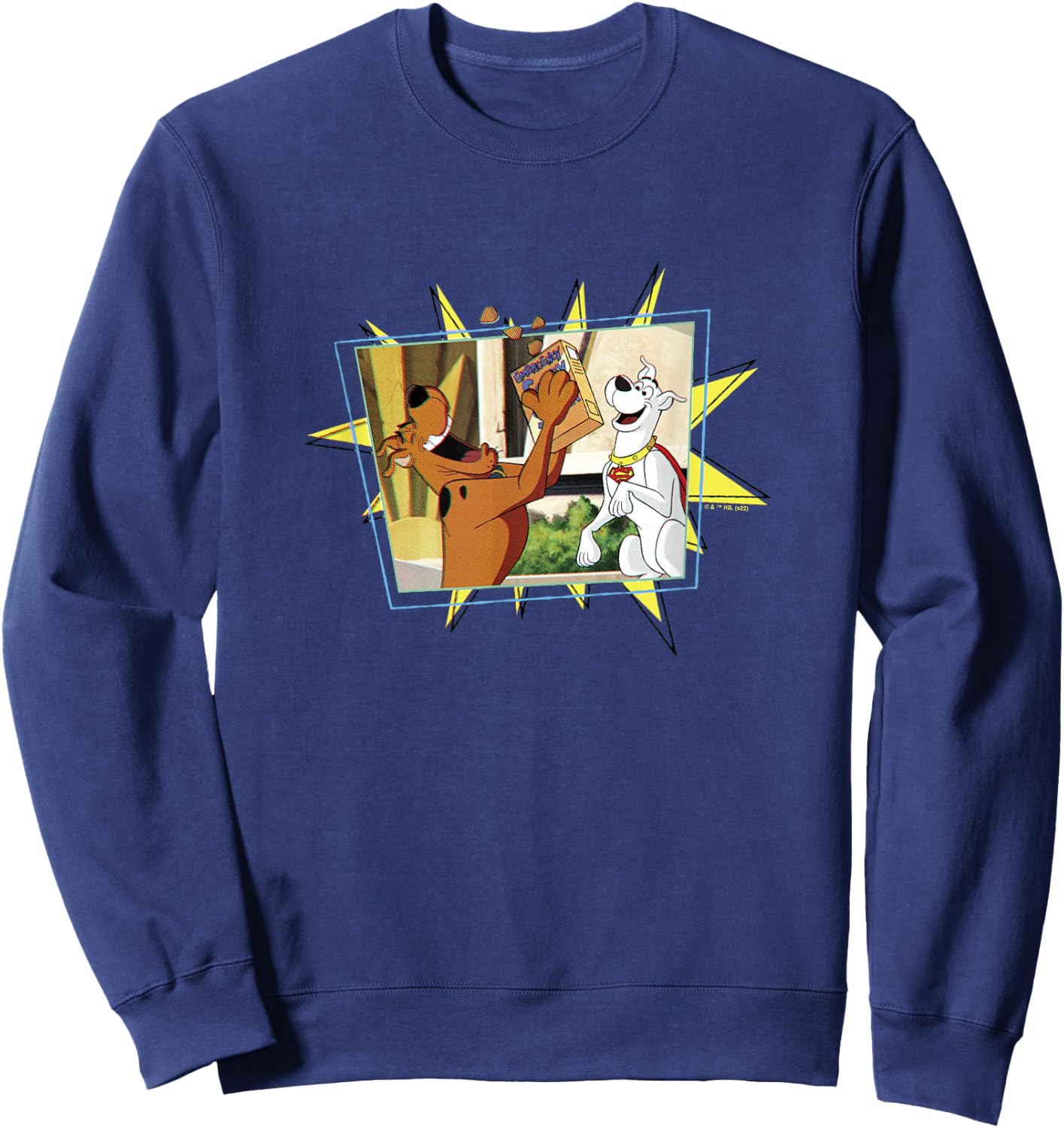 Scooby-Doo! And Krypto, Too! Scooby & Krypto Comic Snacks Sweatshirt - Sweatshirt | Navy