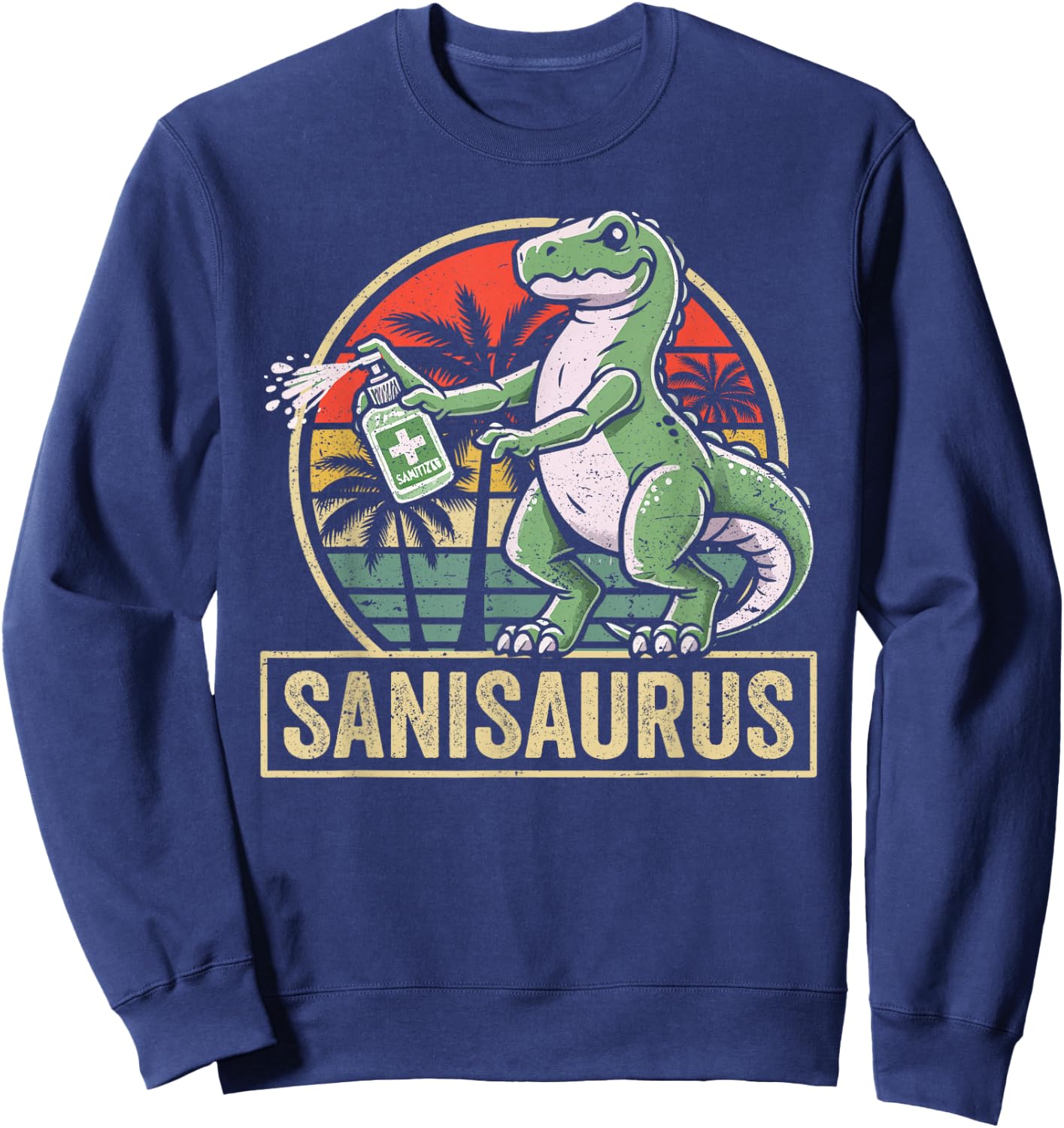 Germaphobe anti-germ hand sanitizer Sweatshirt - Sweatshirt | Navy