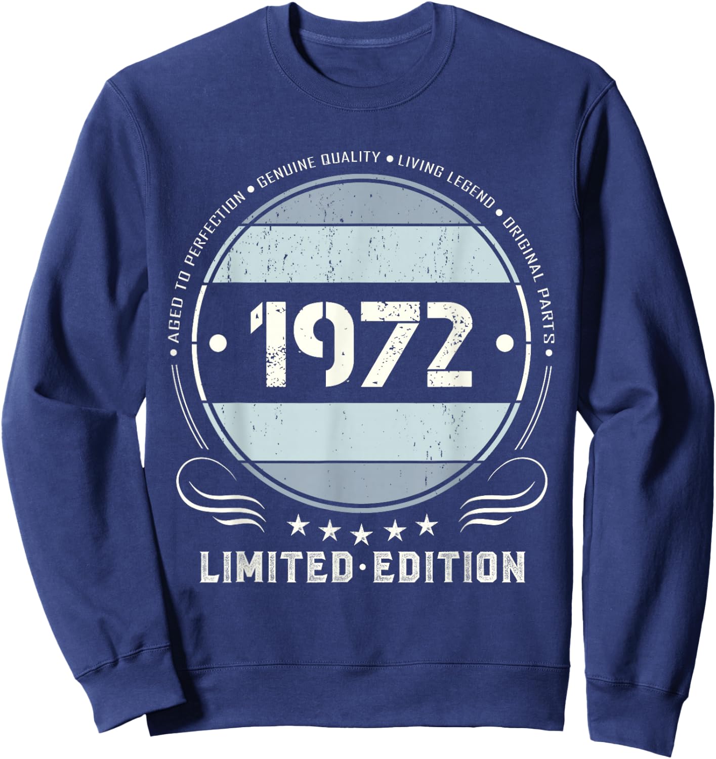 Vintage 1972 T Shirts Retro Funny 1972 Sweatshirt - Sweatshirt | Navy