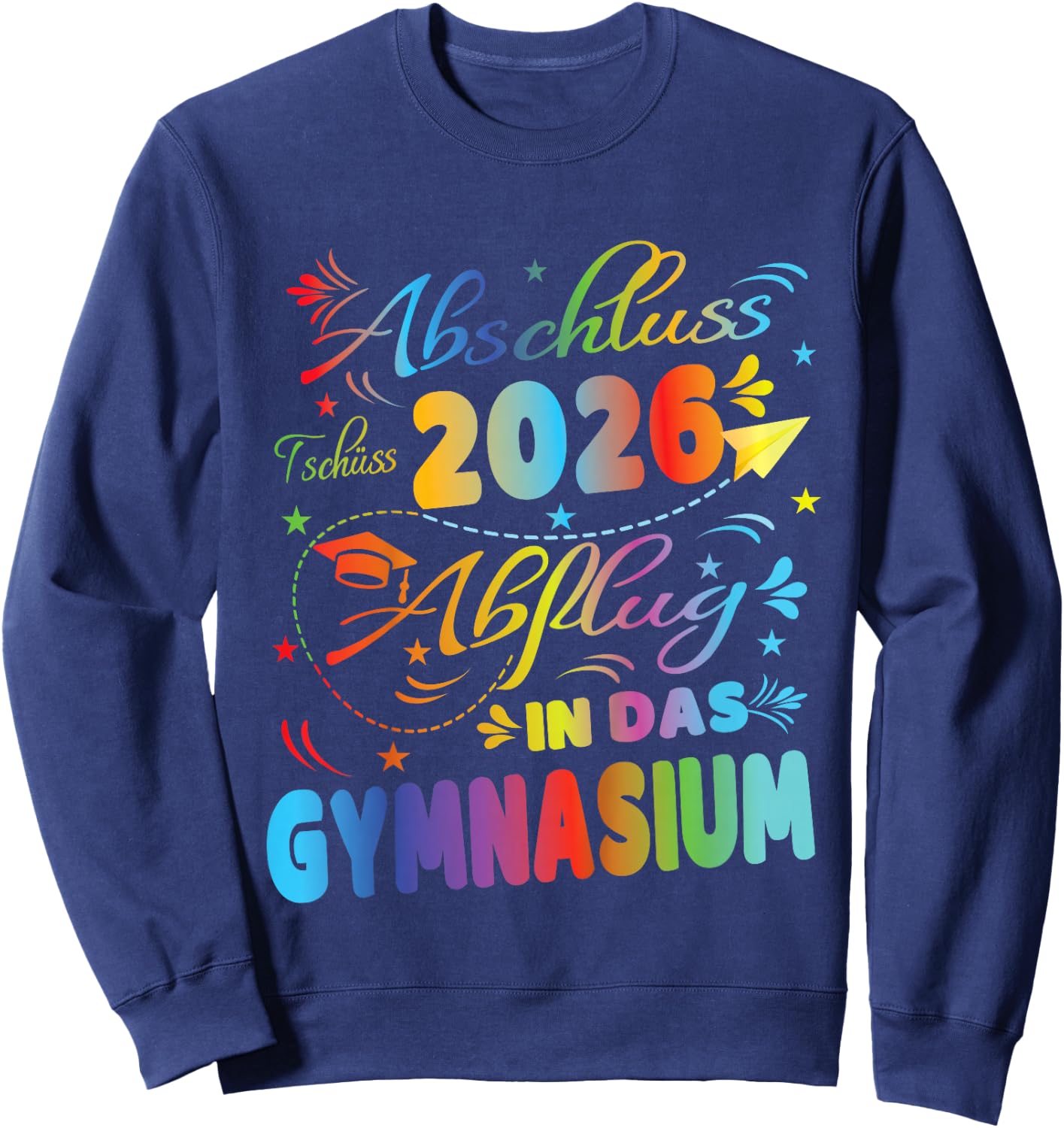 Schulkind Abschluss Grundschule 2026 Einschulung Gymnasium Sweatshirt - Sweatshirt | Navy