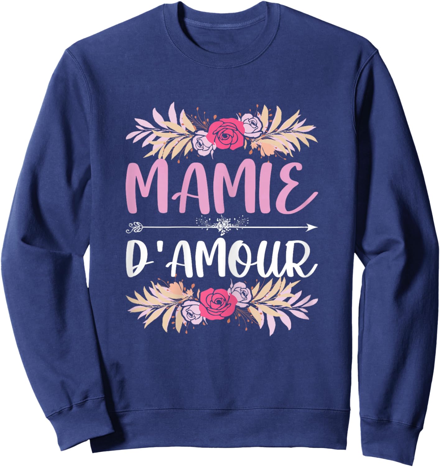 Granny Of Love Grandma Day , Black, Female X-Small Sweatshirt - Sweatshirt | Navy
