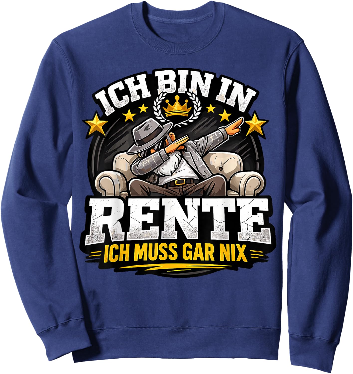 Rente 2026 Ruhestand Pension Pensionär Lustiges Rentner Sweatshirt - Sweatshirt | Navy