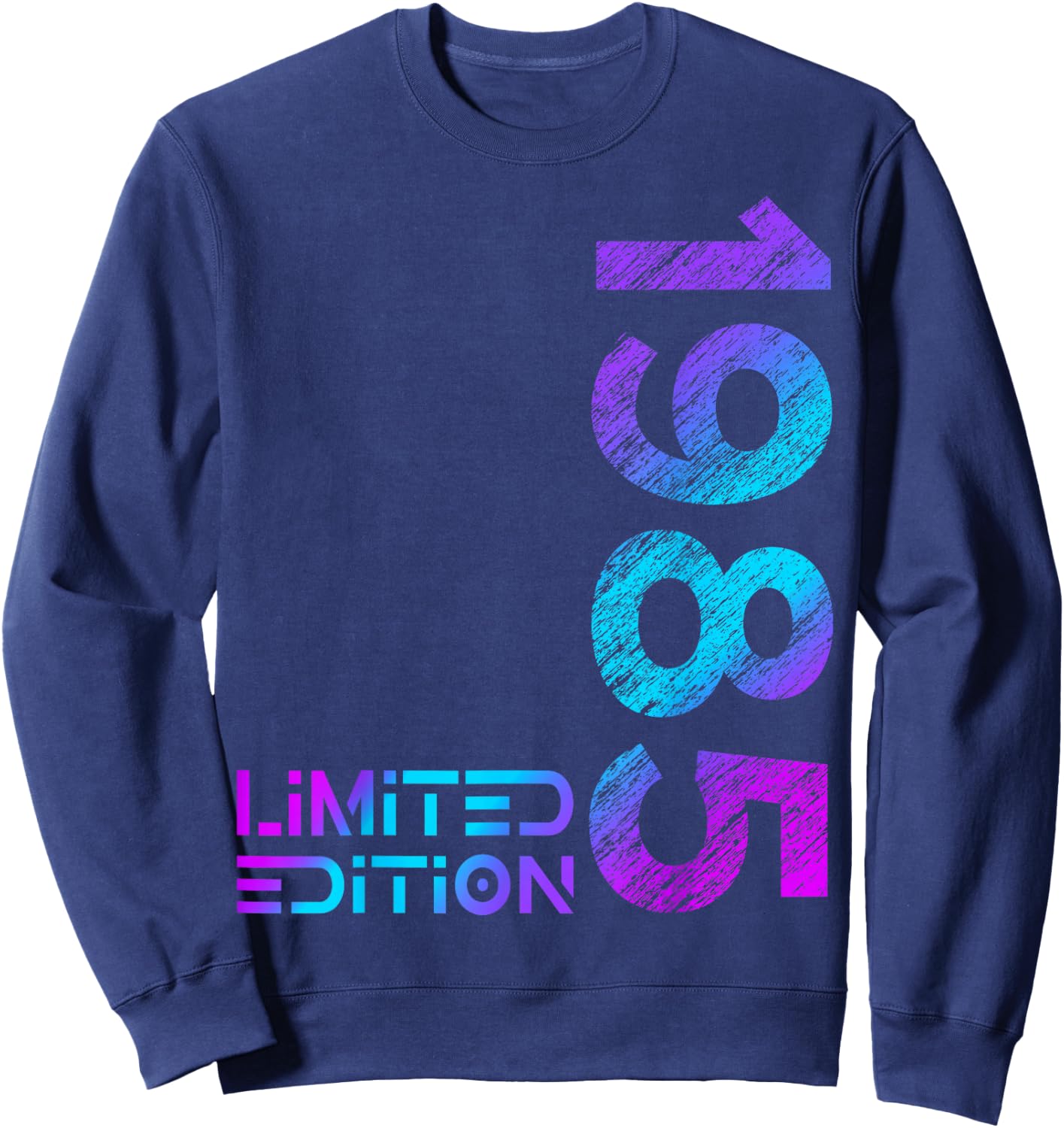 39th Birthday Limited Edition Vintage 1985 Man Woman , black Sweatshirt - Sweatshirt | Navy