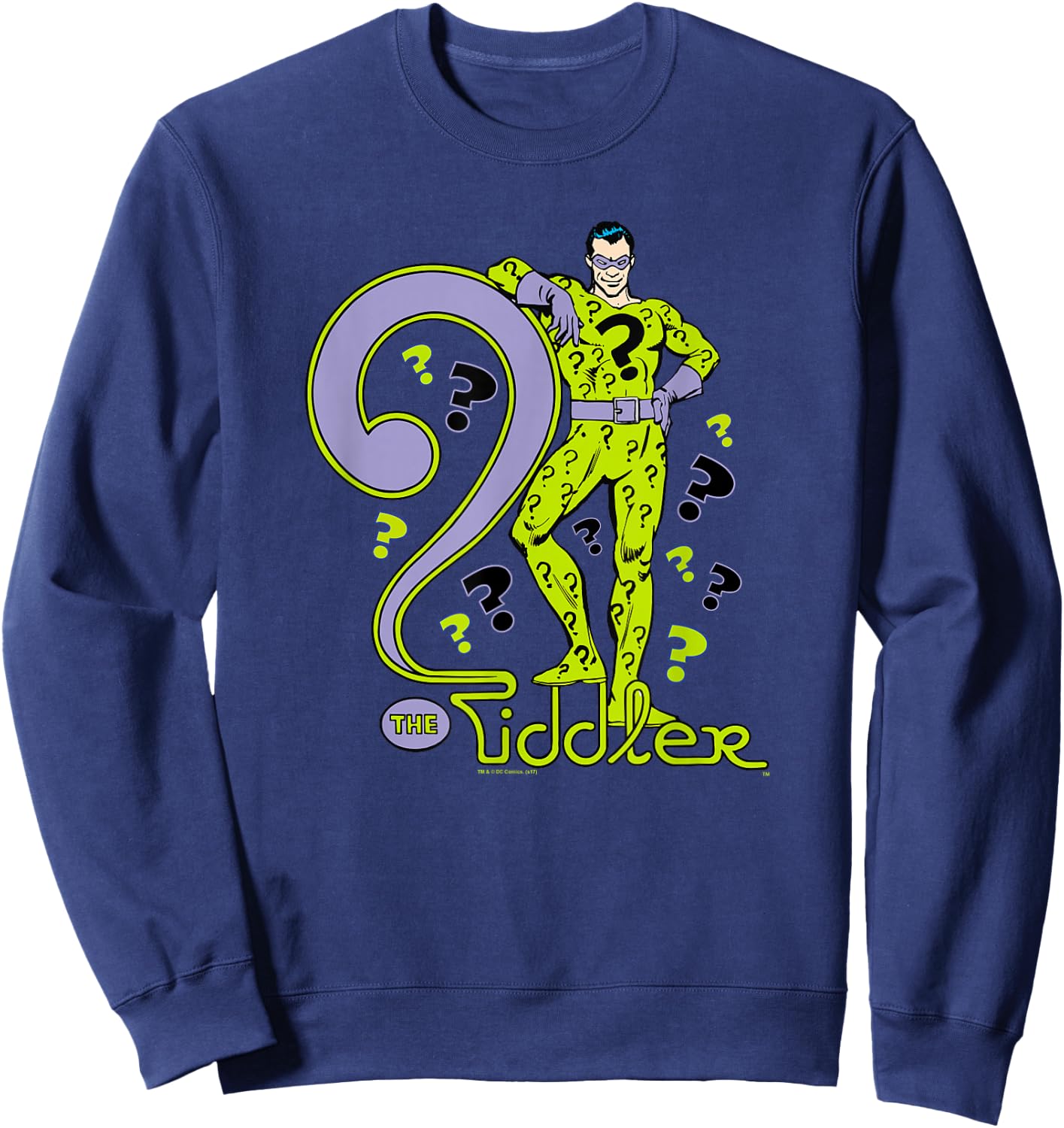 Batman The Riddler Sweatshirt - Sweatshirt | Navy
