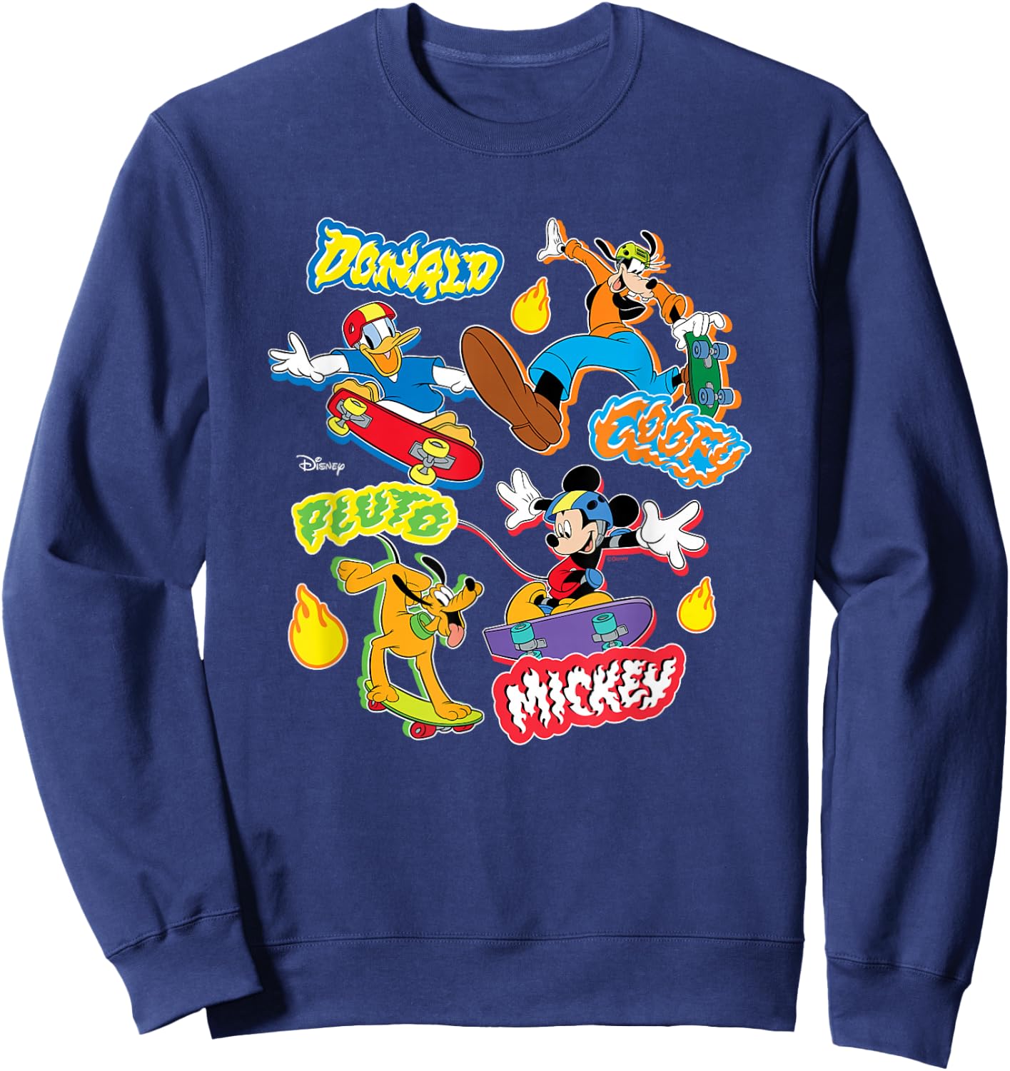 MIckey & Friends - MIckey & Friends Skate Park Sweatshirt - Sweatshirt | Navy