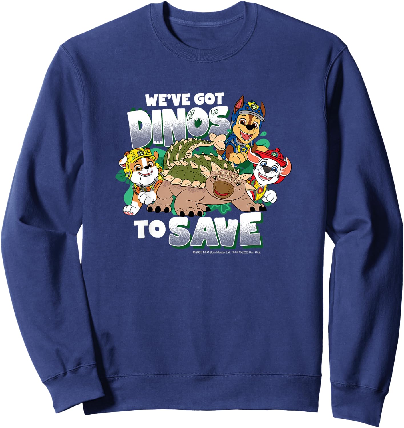 Paw Patrol: The Dino Movie - We've Got Dinos to Save Sweatshirt - Sweatshirt | Navy