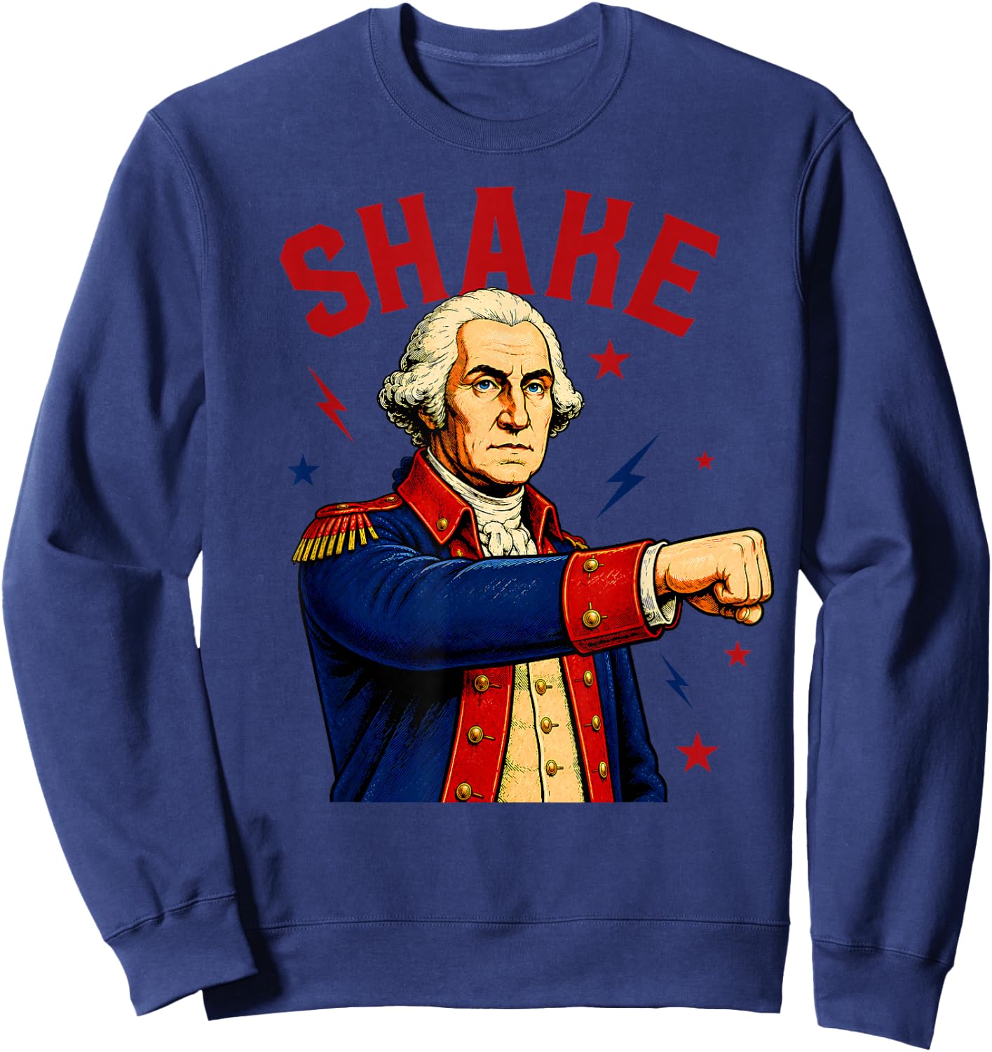 Funny Shake and Bake 4th of July Couple Matching Sweatshirt - Sweatshirt | Navy