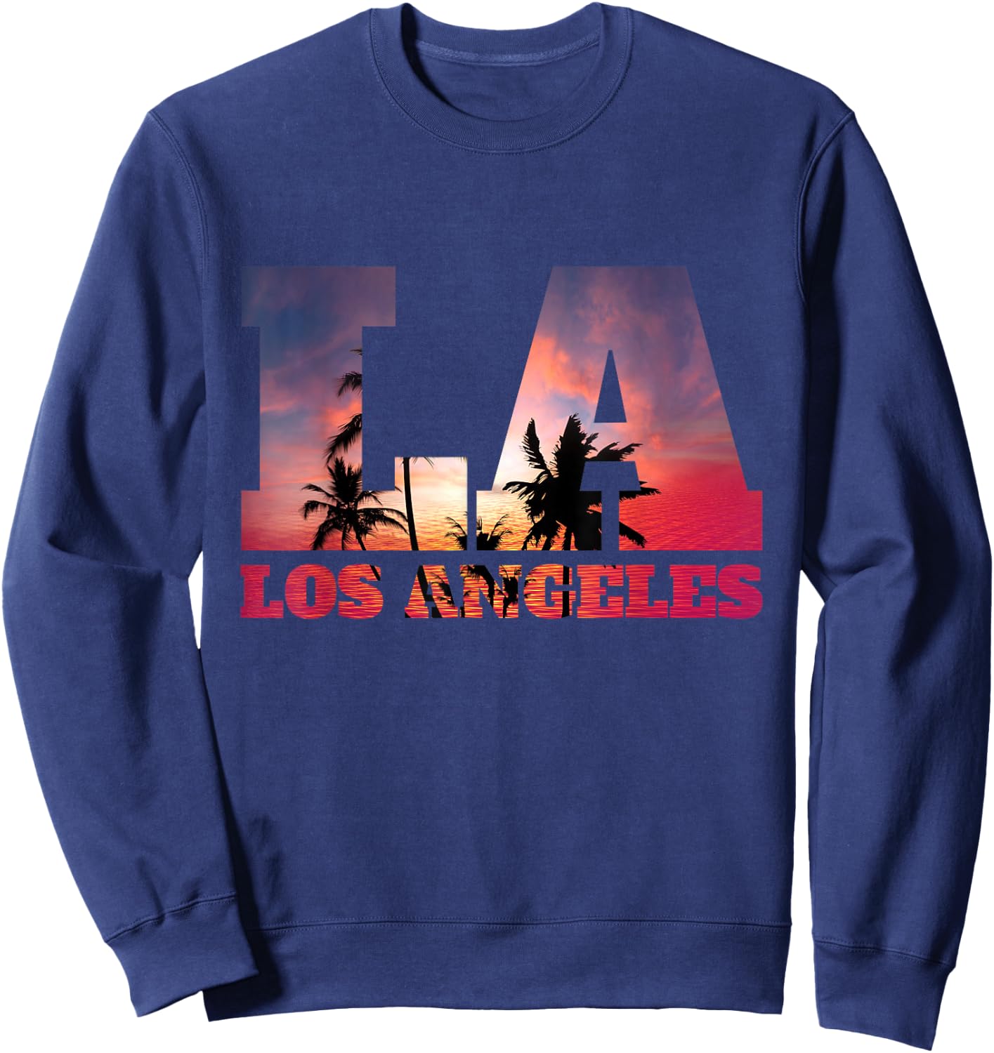 Los Angeles LA California Gift Sweatshirt - Sweatshirt | Navy