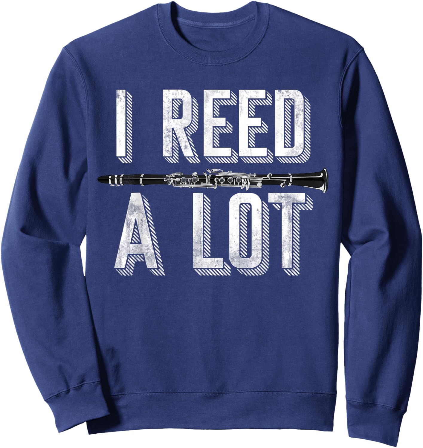 Clarinet Player Musical Instrument Gift Music Clarinet Sweatshirt - Sweatshirt | Navy