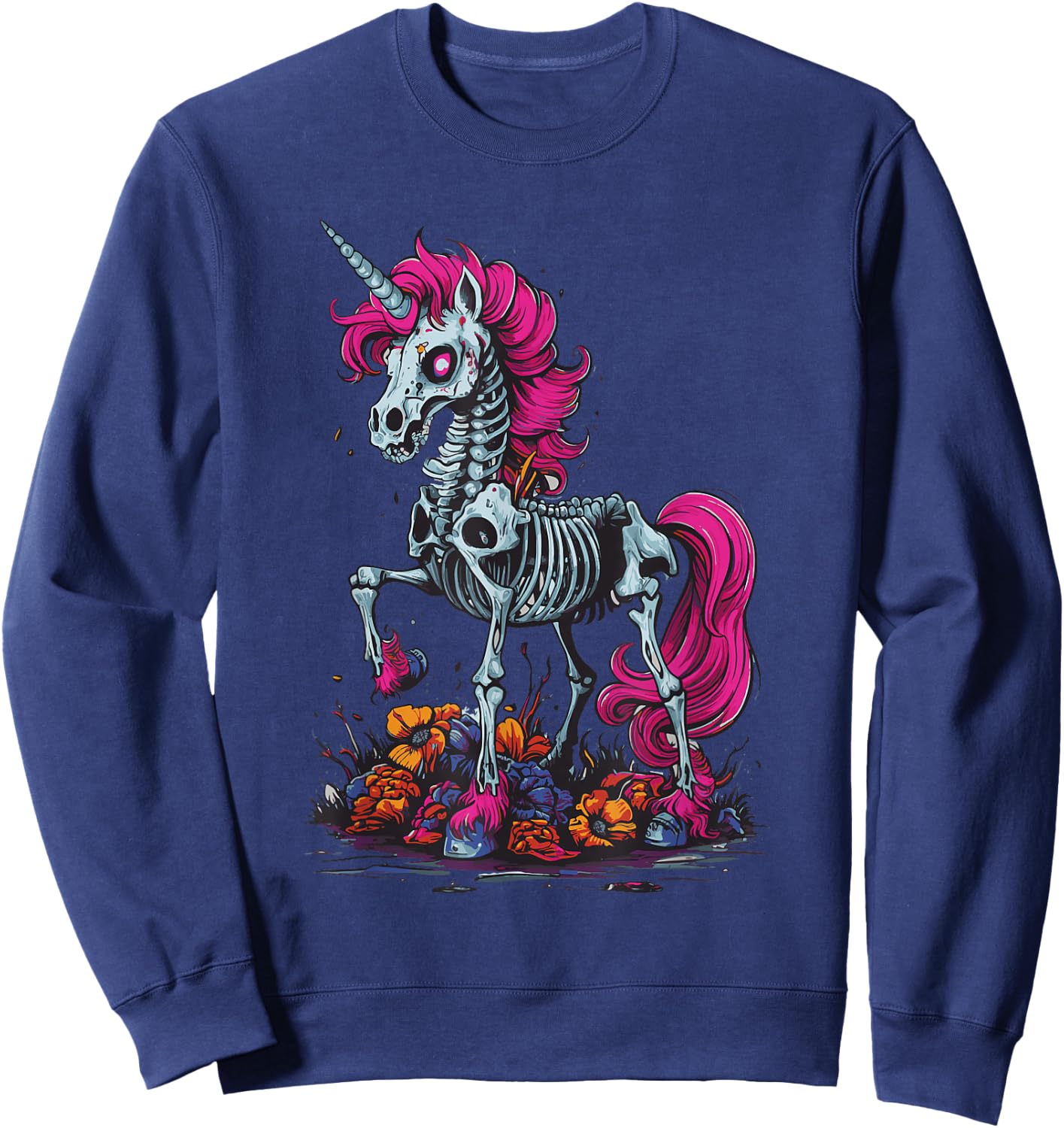 Unicorn Zombie Sweatshirt - Sweatshirt | Navy