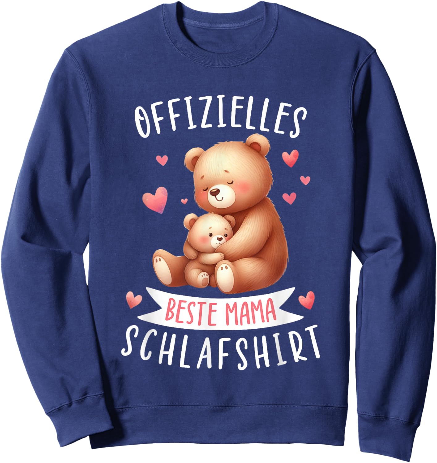 Offizielles Beste Mama Schlafshirt Muttertag Bären Mama Sweatshirt - Sweatshirt | Navy