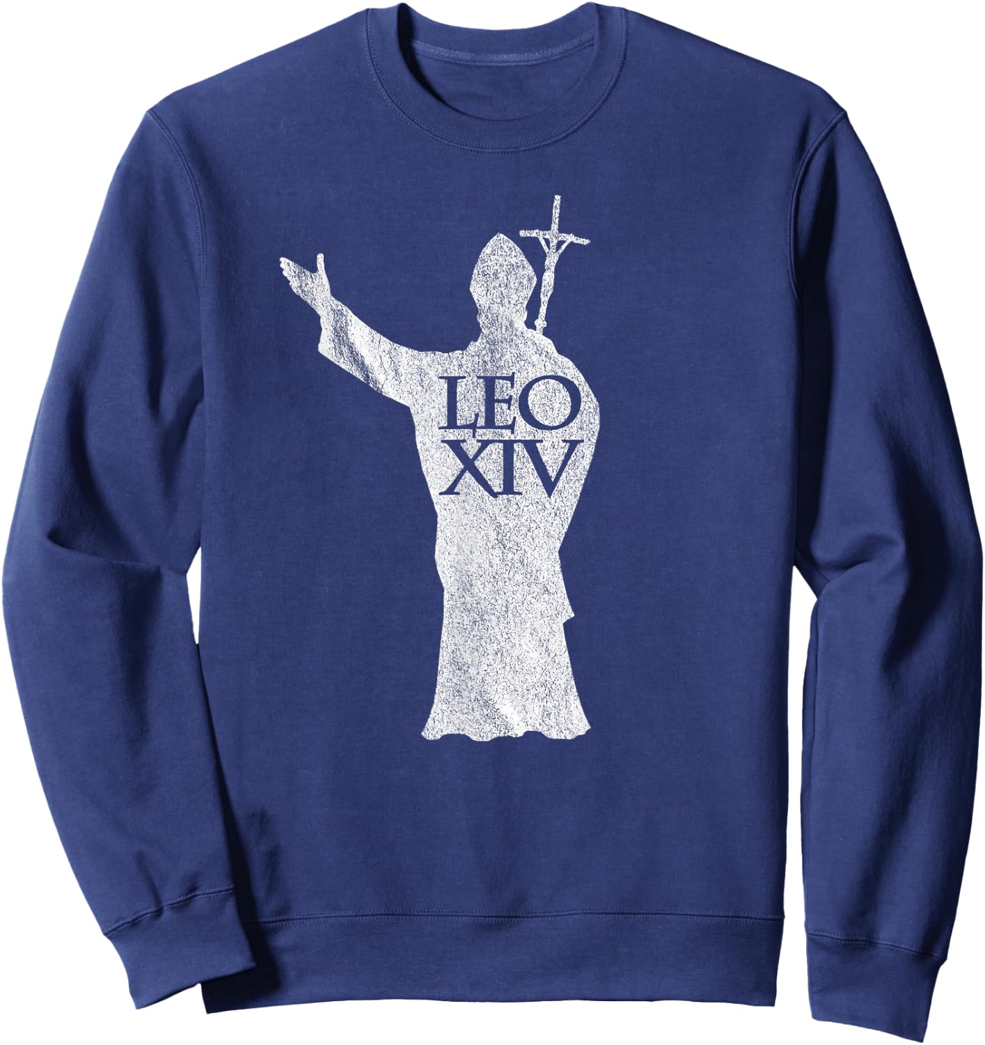 Pope Leo XIV Sweatshirt - Sweatshirt | Navy