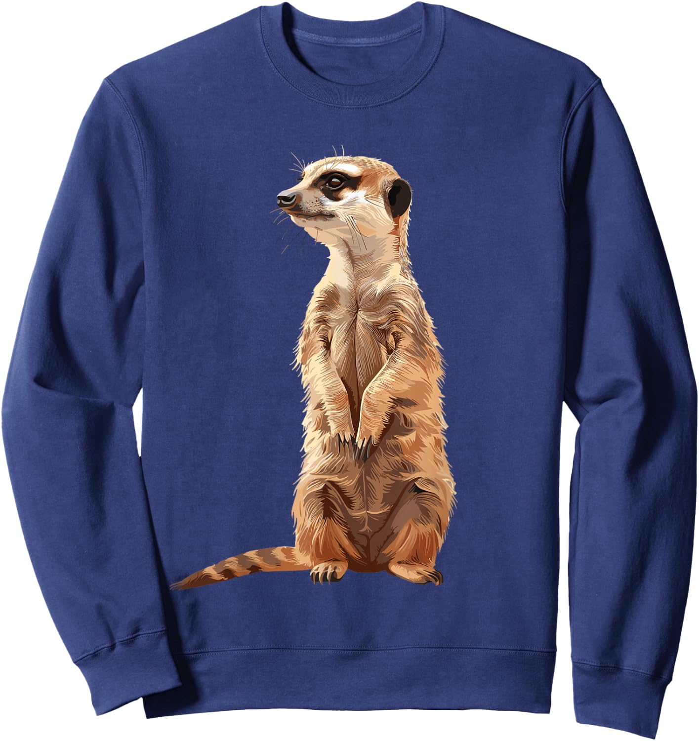 Meerkat , Black, S Sweatshirt - Sweatshirt | Navy