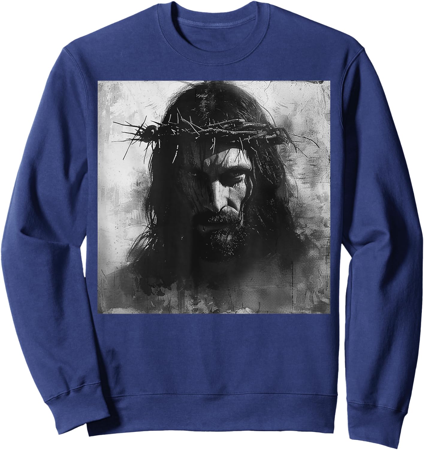 Jesus, Christianity, Church, Christ, Jesus , Black, S Sweatshirt - Sweatshirt | Navy