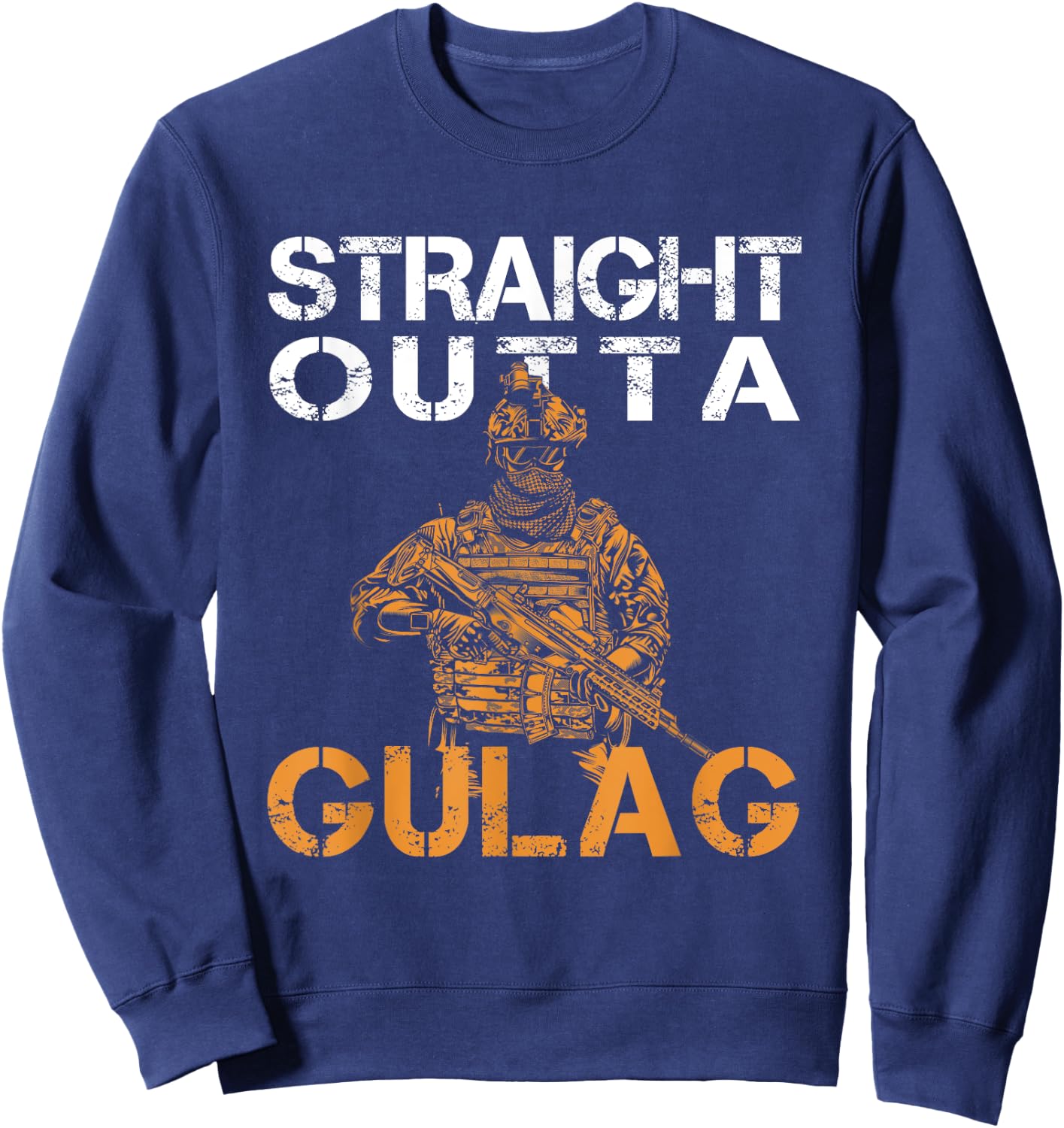Warzone Verdansk, Straight Outta Gulag Sweatshirt - Sweatshirt | Navy
