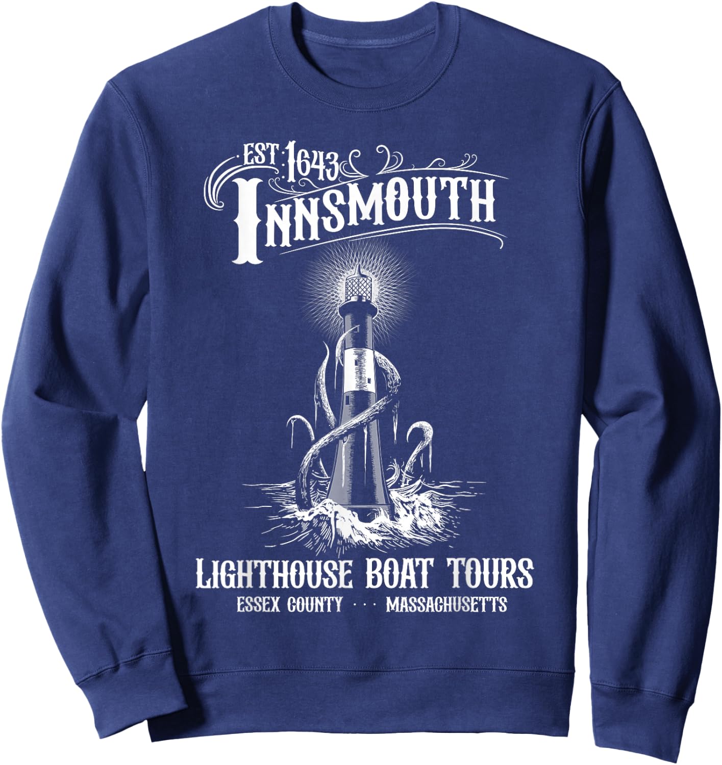 Cosmic horror Innsmouth Sweatshirt - Sweatshirt | Navy