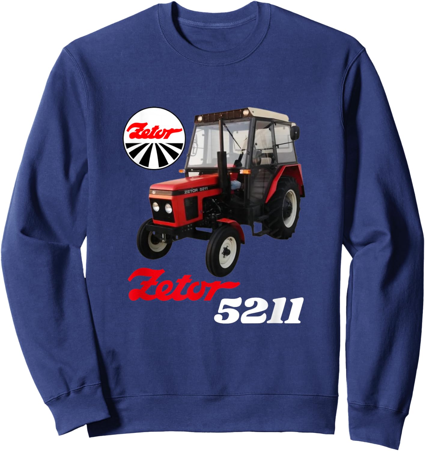 Zetor 5211 ZTS Tractor , Black, S Sweatshirt - Sweatshirt | Navy