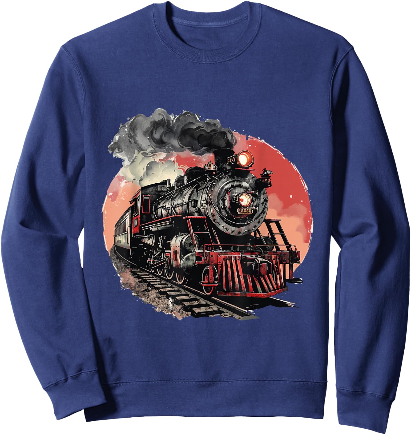 Dampflok Eisenbahn & Lokomotiven Geschenk Herren & Junge Sweatshirt - Sweatshirt | Navy