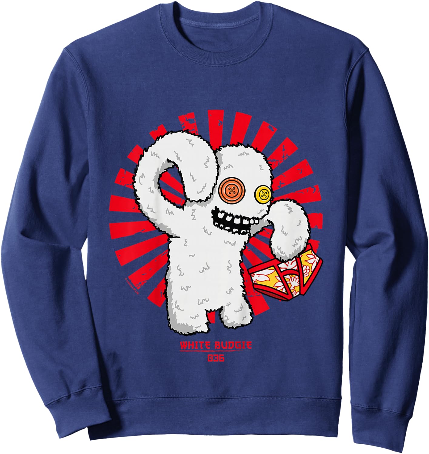 Fuggler Boombox Sketchy Squirrel Kids Sweatshirt - Sweatshirt | Navy