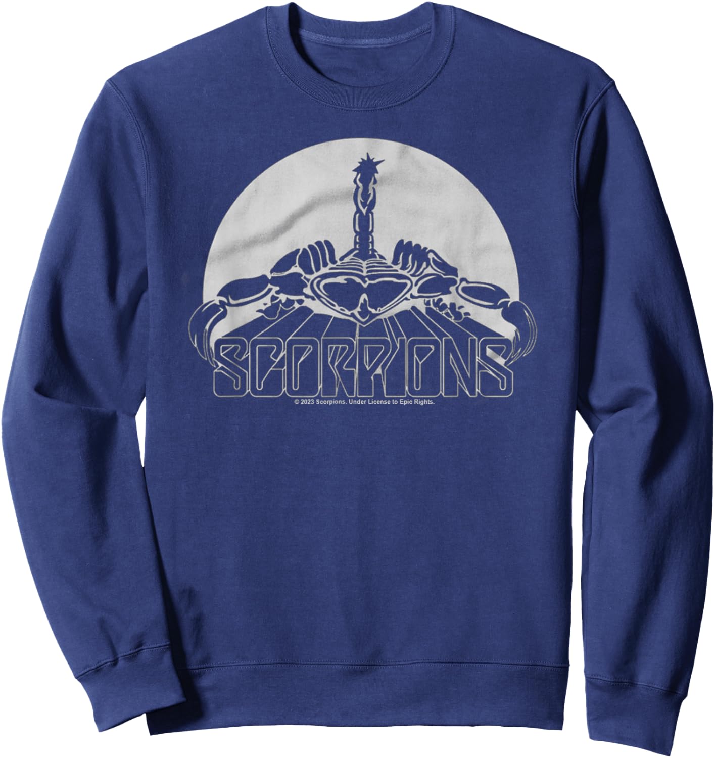 Scorpions Logo Rock Music Band Sweatshirt - Sweatshirt | Navy