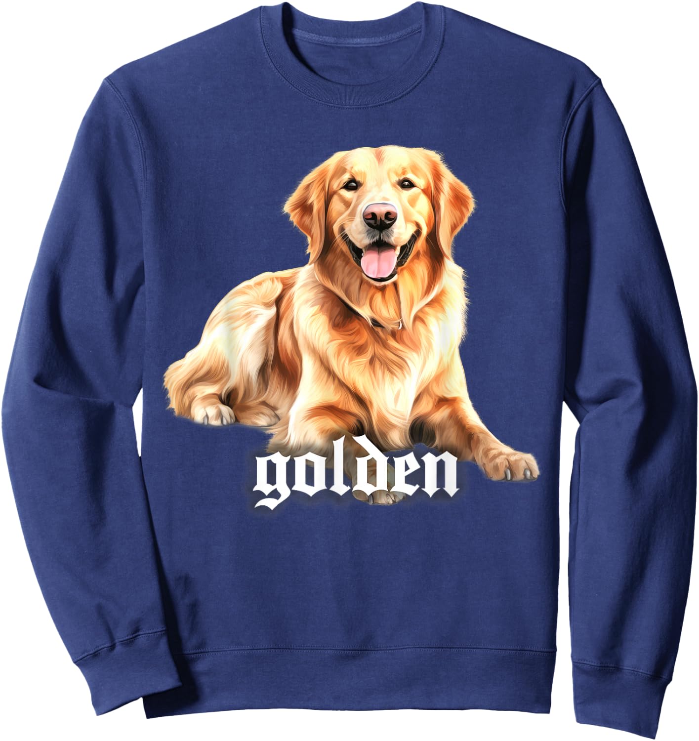 Golden Retriever Sweatshirt - Sweatshirt | Navy