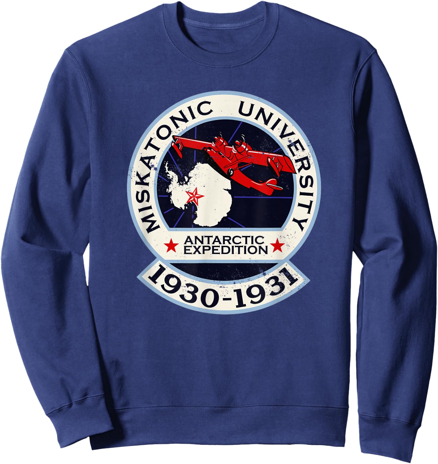 Miskatonic University Antarktic Expedition Sweatshirt - Sweatshirt | Navy