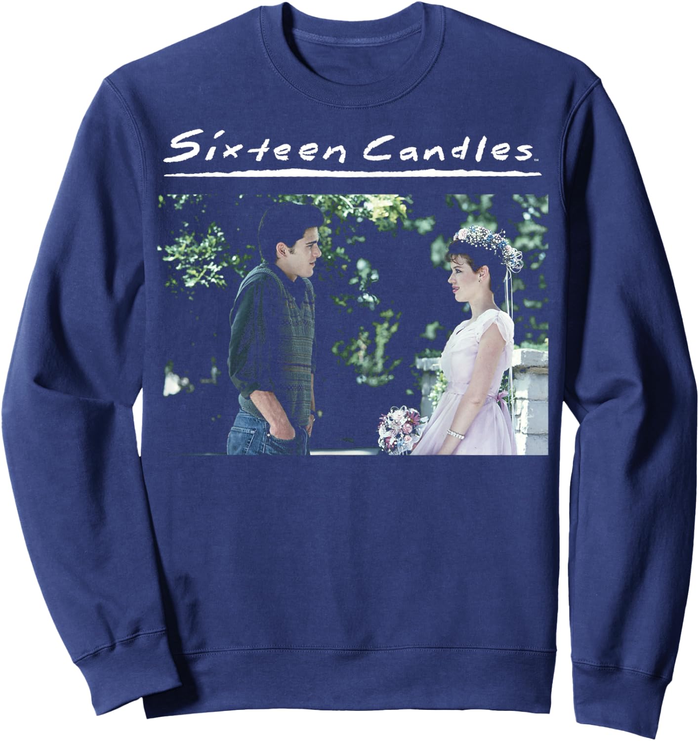 Sixteen Candles Samantha Jake Wedding Dress Photo Sweatshirt - Sweatshirt | Navy