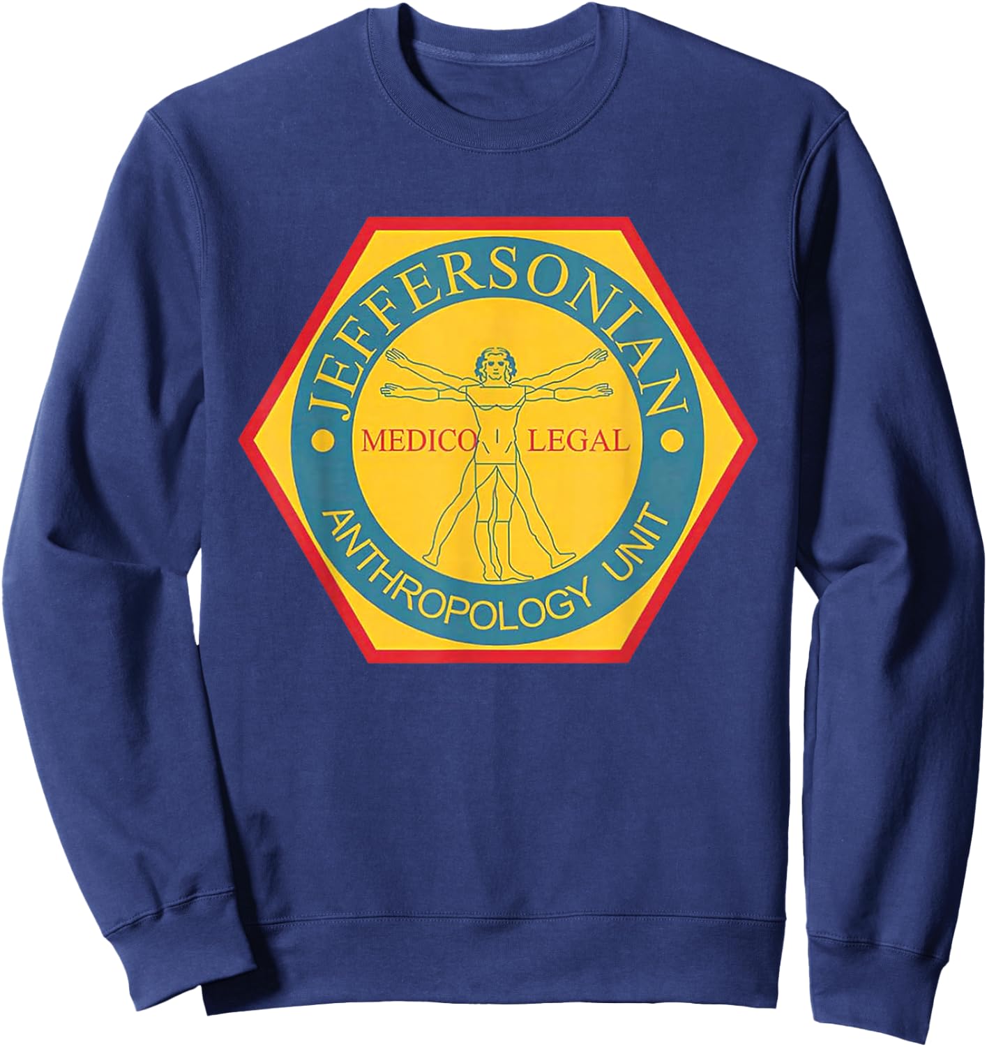 Jeffersonian Institute Anthropology Unit Sweatshirt - Sweatshirt | Navy