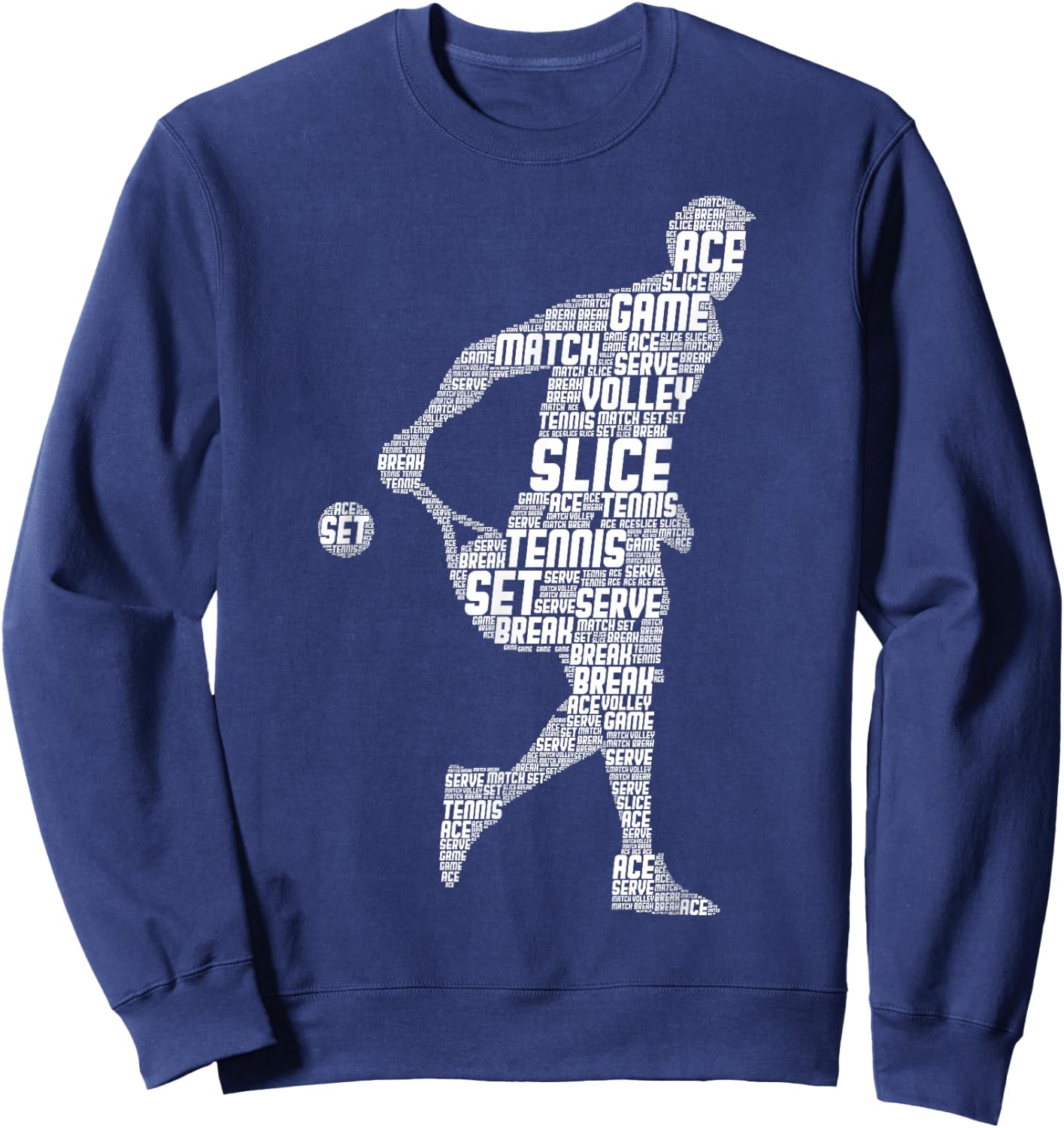 Men's Tennis Apparel & Gift Tennis Boys Youth Men Kids Sweatshirt - Sweatshirt | Navy