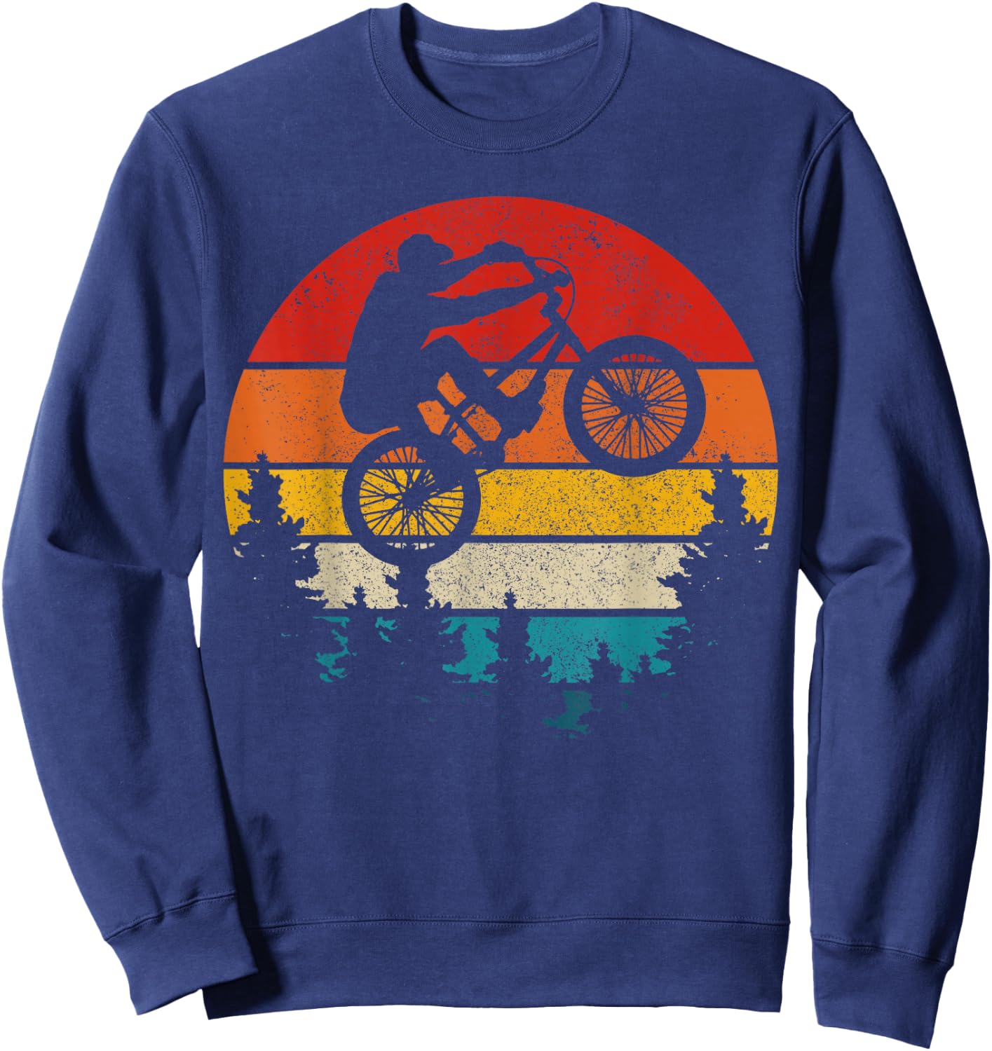 BMX Vintage Bike Bicycle BMXer Gift Sweatshirt - Sweatshirt | Navy