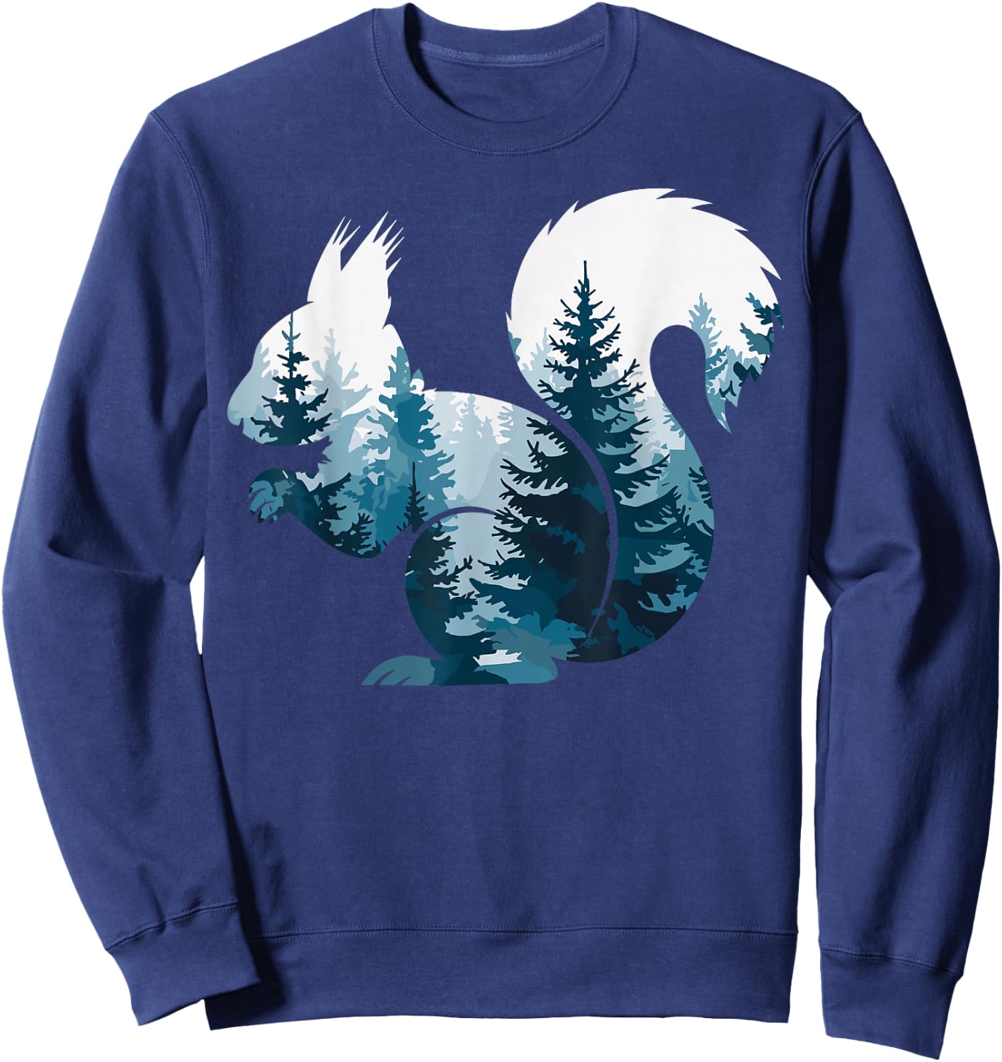 Funny Squirrel Sweatshirt - Sweatshirt | Navy