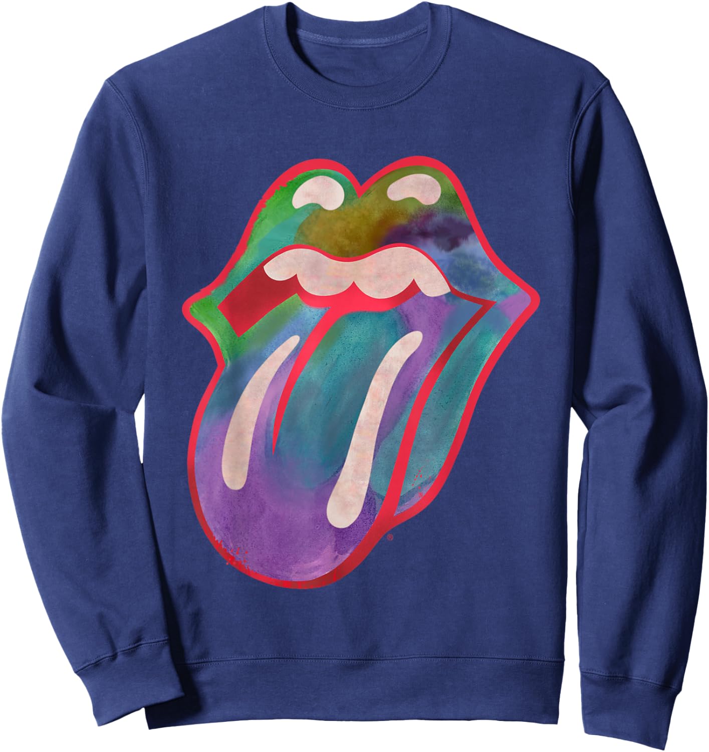 The Rolling Stones Colors Tongue Sweatshirt - Sweatshirt | Navy