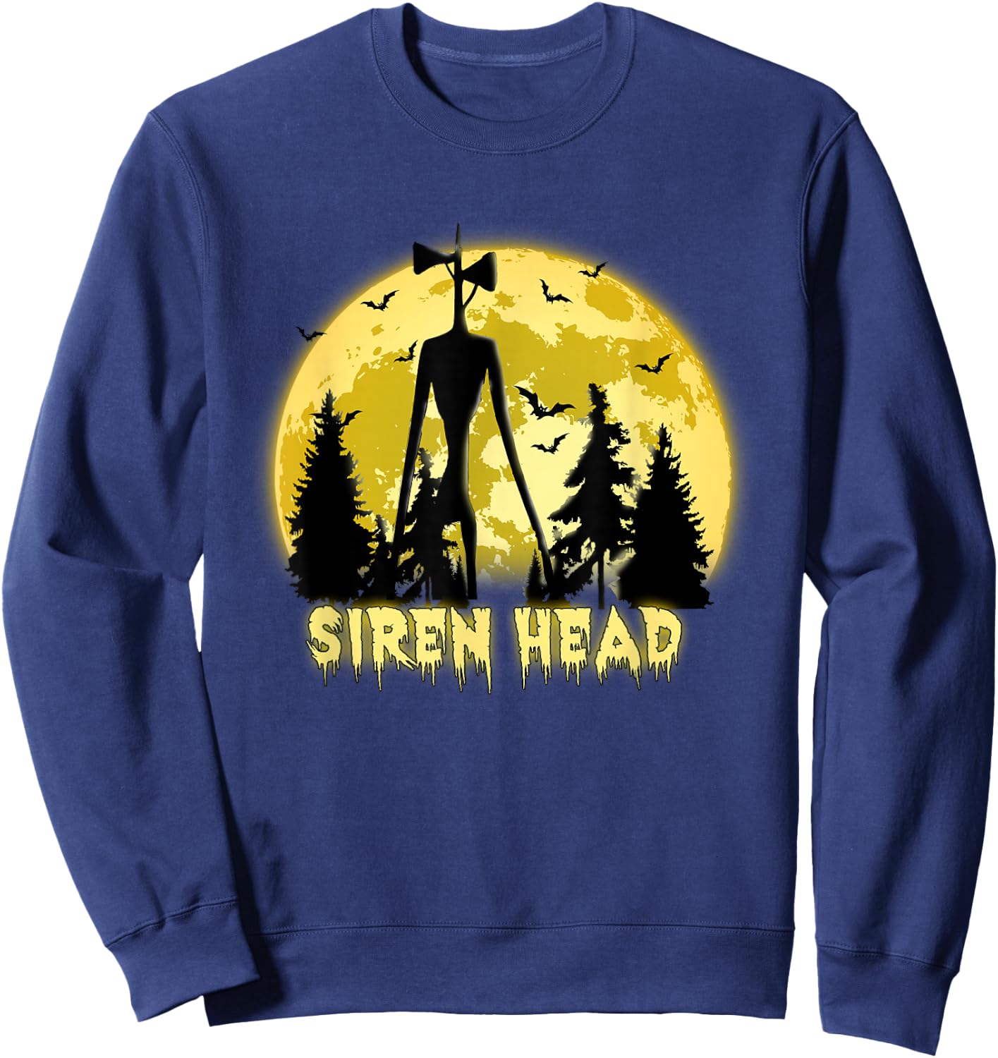American Cryptid Siren Head , black, s Sweatshirt - Sweatshirt | Navy