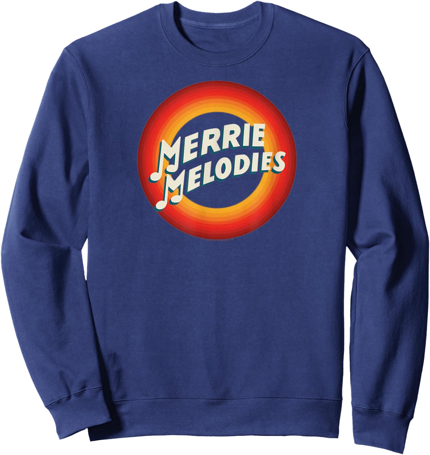 Looney Tunes Merrie Melodies Logo Sweatshirt - Sweatshirt | Navy