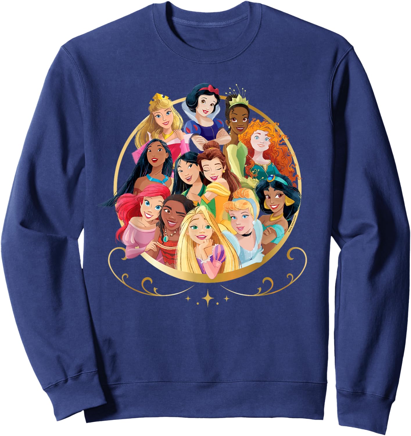 Disney Princess Royal Friends Group Sweatshirt - Sweatshirt | Navy