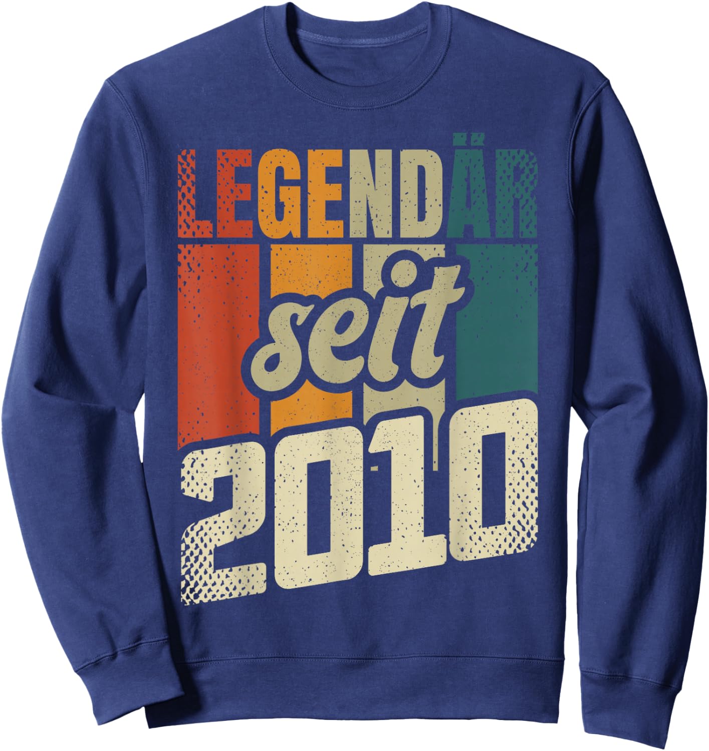 14th Birthday Boy Girl 14 Years 2010 Funny Gift , black Sweatshirt - Sweatshirt | Navy