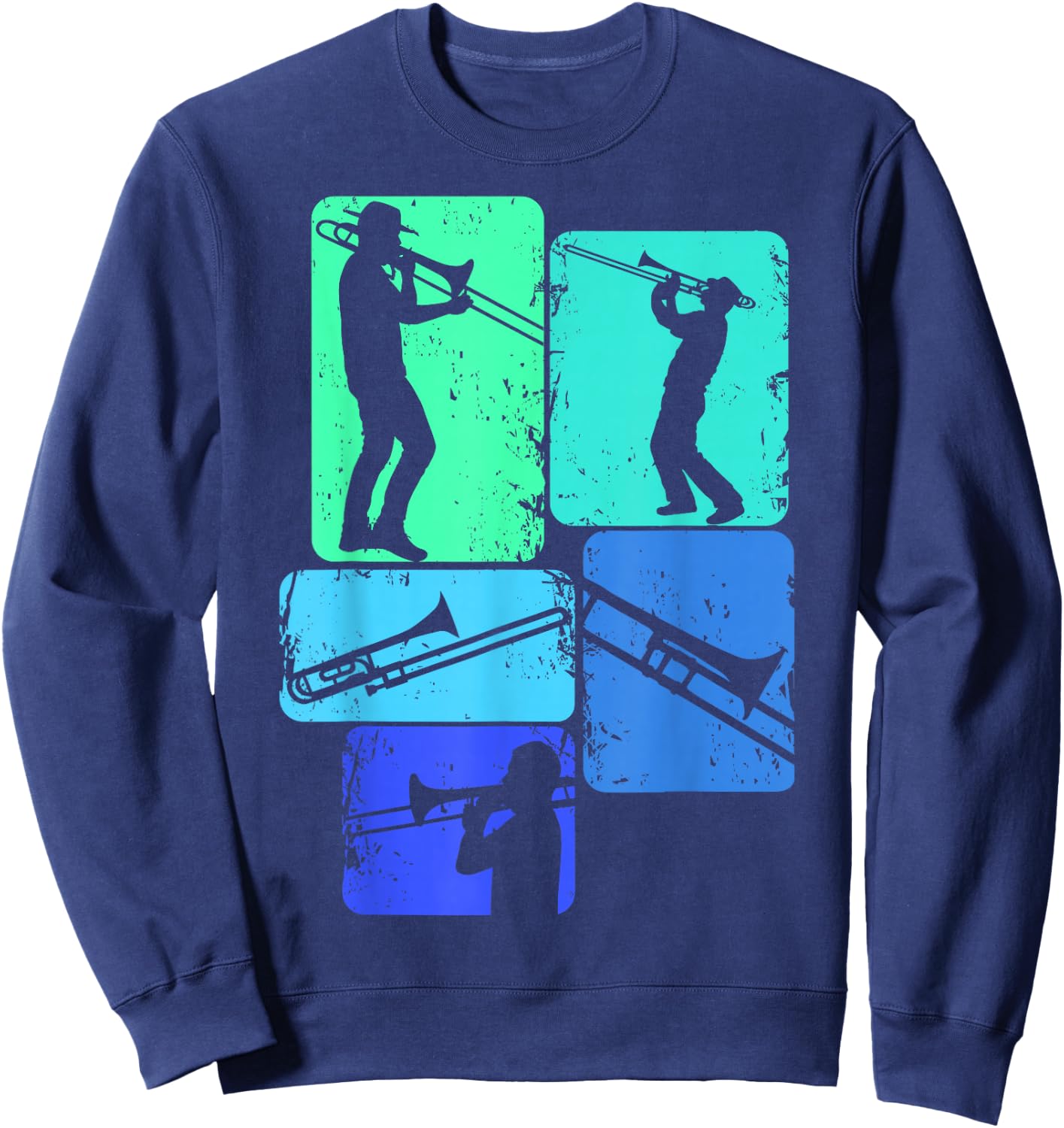 Posaune Posaunist Herren Kind Sweatshirt - Sweatshirt | Navy