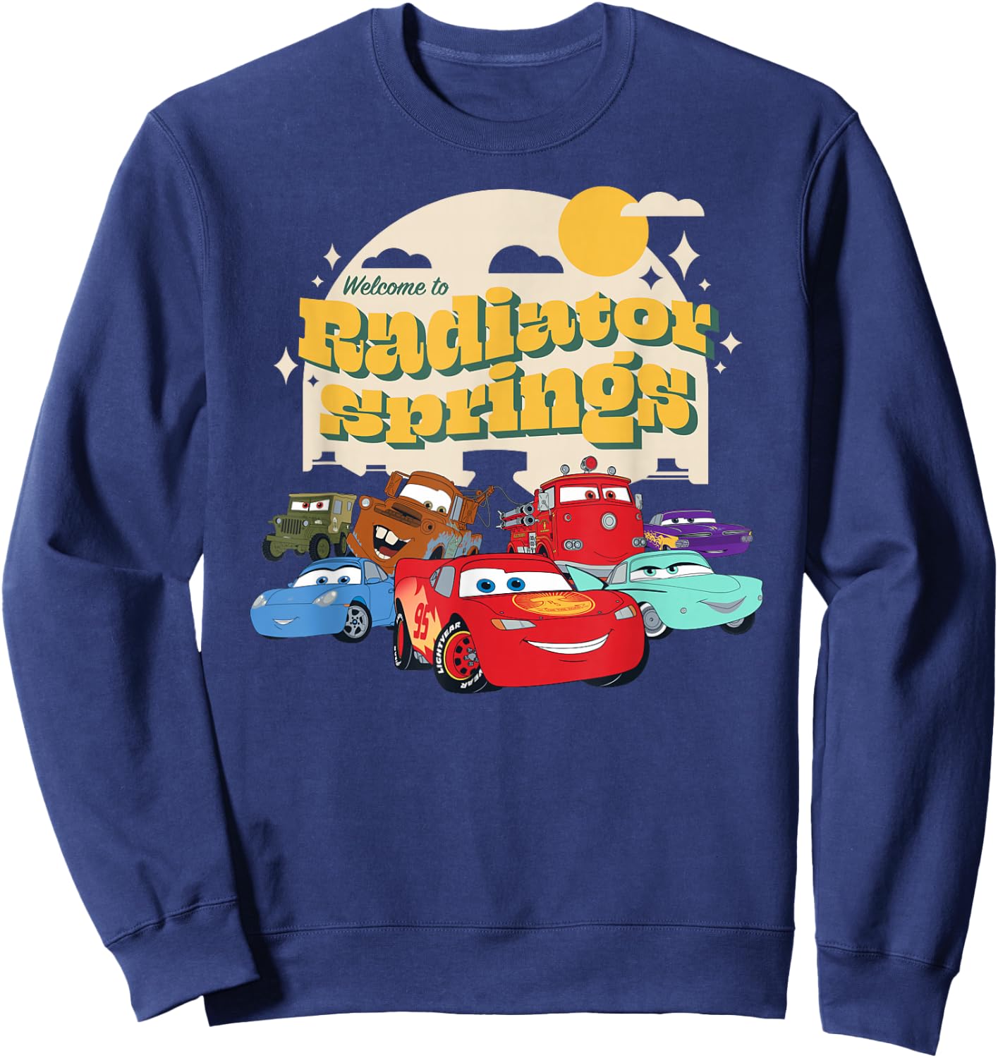 Disney Pixar Cars on The Road Radiator Springs Sweatshirt - Sweatshirt | Navy