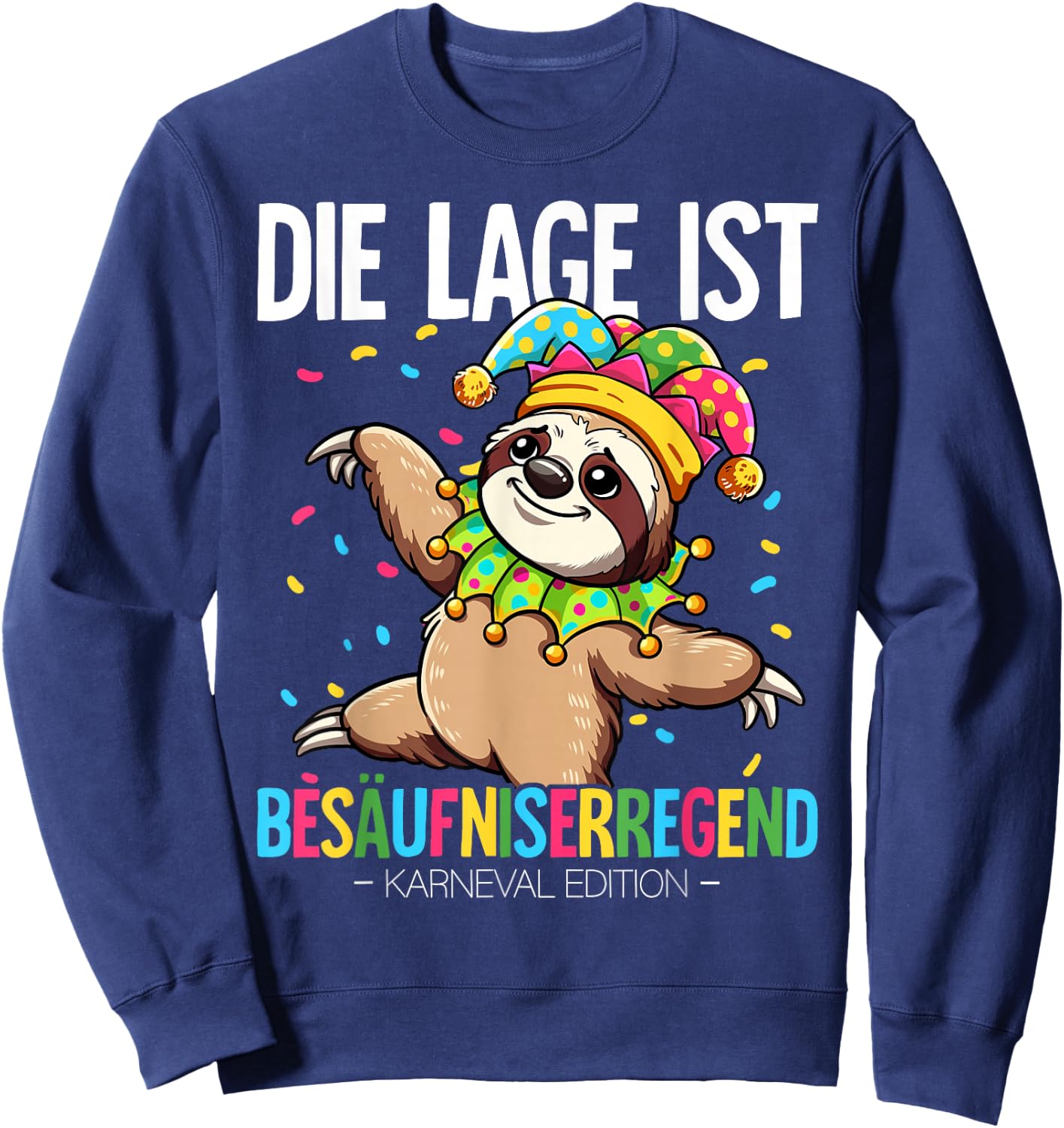Cologne Carnival , black Sweatshirt - Sweatshirt | Navy