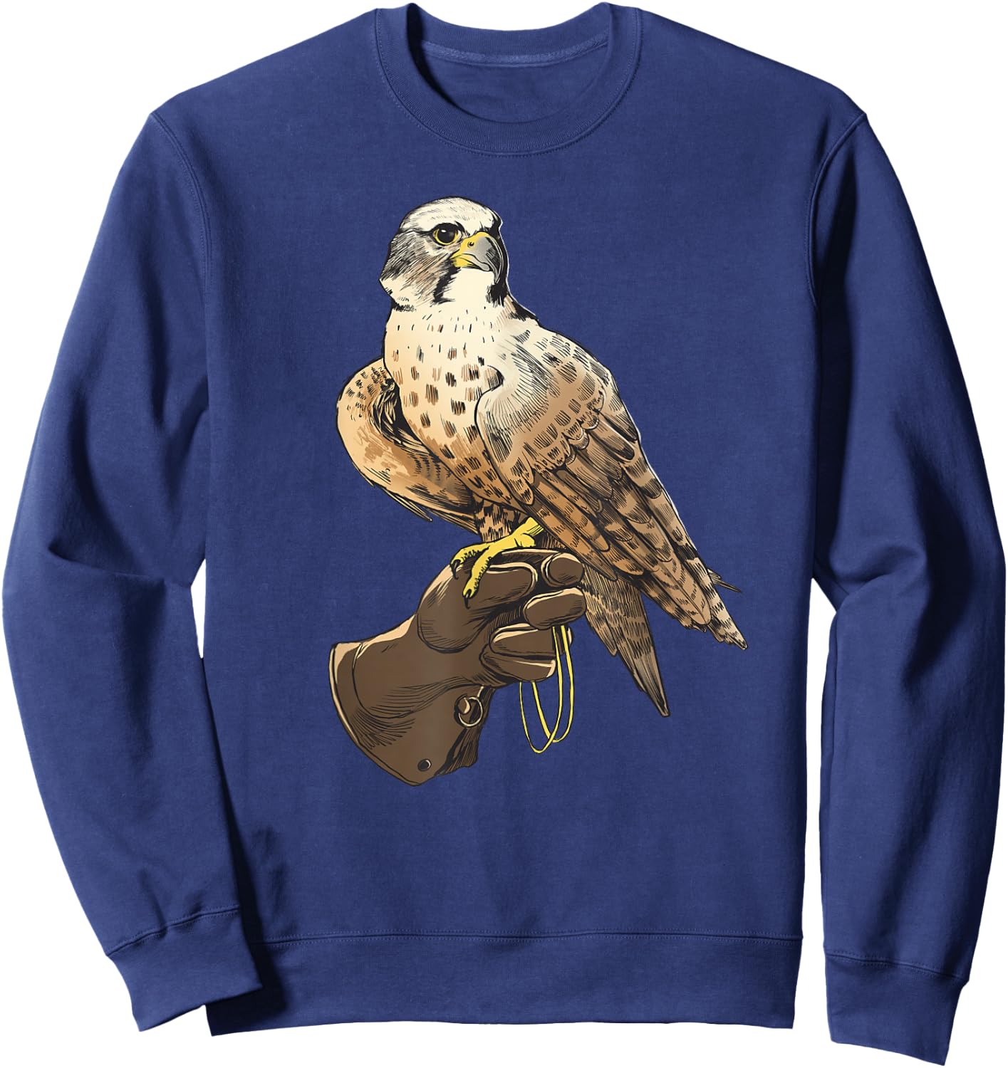 Funny Falcon with Falcon Graphic Women Children , black Sweatshirt - Sweatshirt | Navy