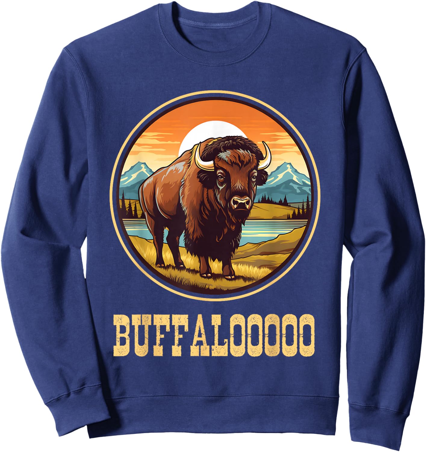 Lucky Buffalo Lucky Casino Shirt Slot Machine Sweatshirt - Sweatshirt | Navy
