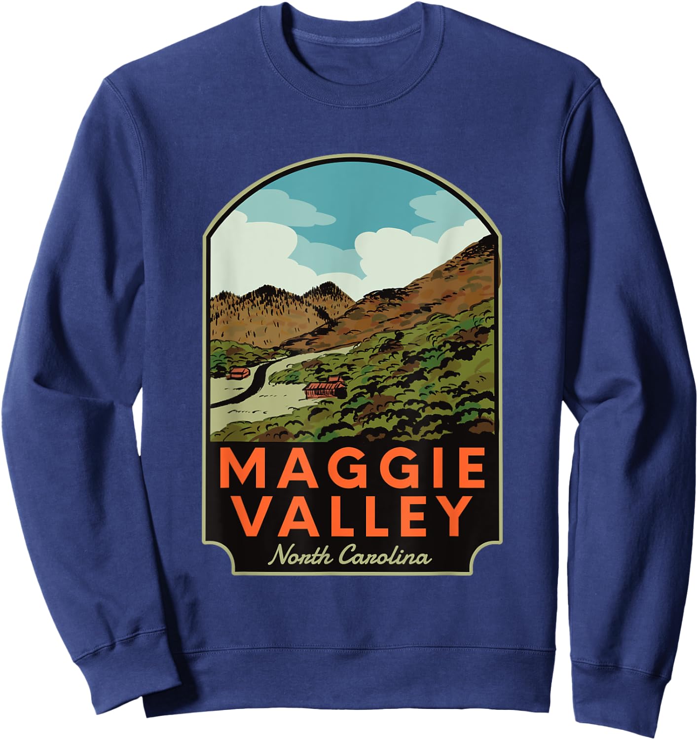 Maggie Valley North Carolina Sweatshirt - Sweatshirt | Navy