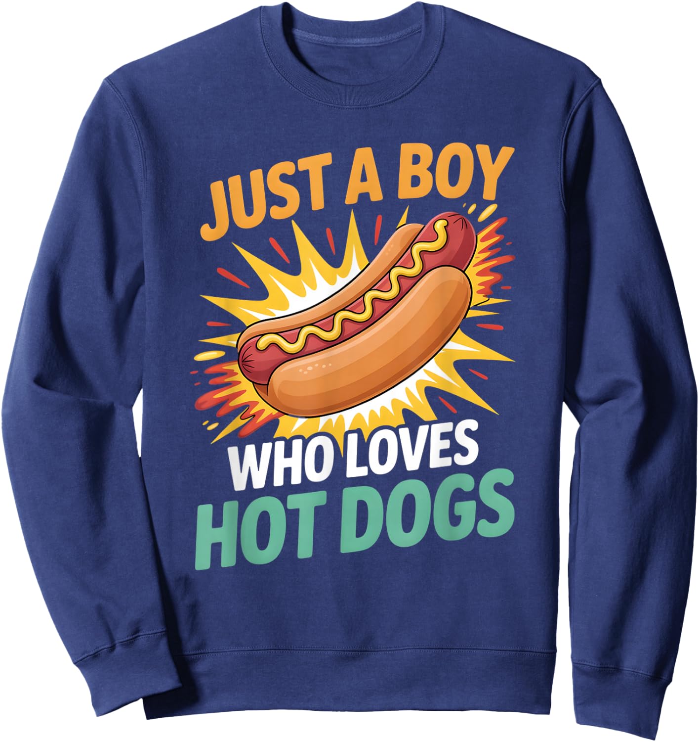 Boys Hot Dog Sweatshirt - Sweatshirt | Navy